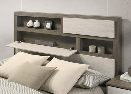 Fenwick Gray Oak 5-Piece Queen Bedroom Set from Coaster - Luna Furniture