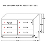 Lucia Gray and Black 5-Piece Eastern King Bedroom Set from Coaster - Luna Furniture