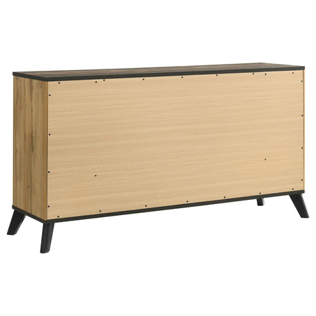 Kaywood Natural Pine 4-Piece Eastern King Bedroom Set from Coaster - Luna Furniture
