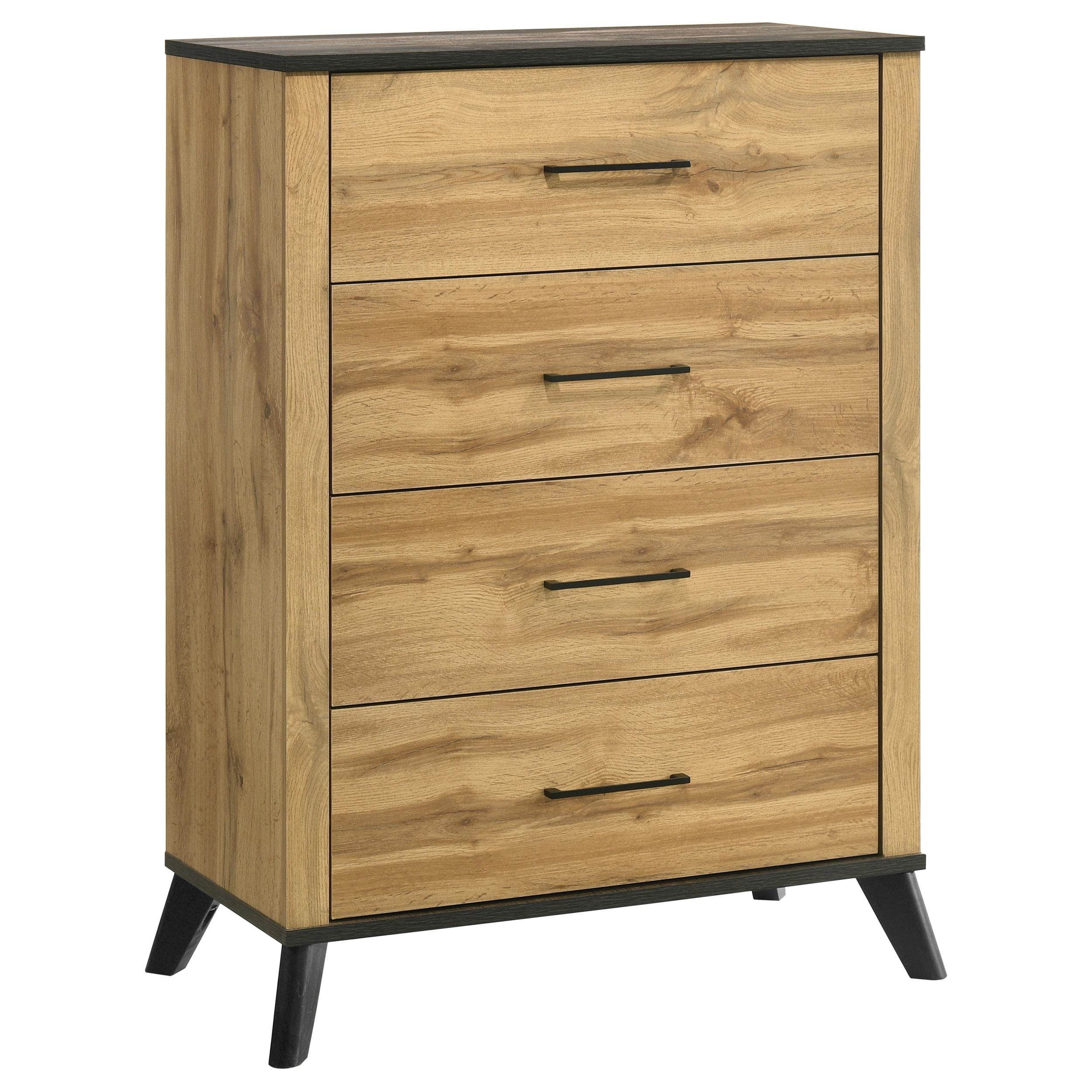 Kaywood Natural Pine 5-Piece Queen Bedroom Set – Luna Furniture