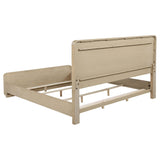 Ladera Light Elm Eastern King Panel Bed from Coaster - Luna Furniture