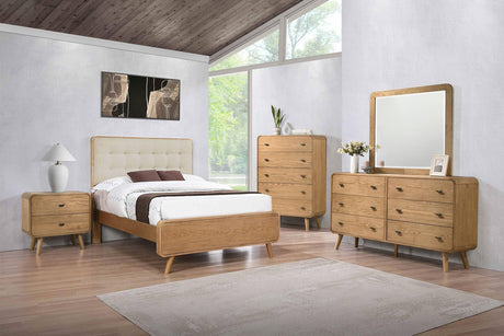 Robyn Light Ash 5-Piece Full Bedroom Set from Coaster - Luna Furniture