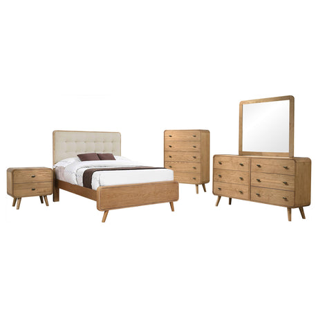 Robyn Light Ash 5-Piece Full Bedroom Set from Coaster - Luna Furniture