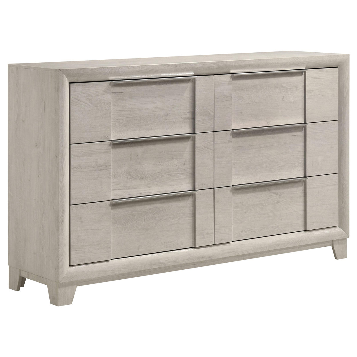 Farre Washed Gray 4-Piece Eastern King Bedroom Set