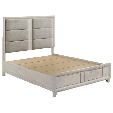 Farre Washed Gray 4-Piece Queen Bedroom Set from Coaster - Luna Furniture