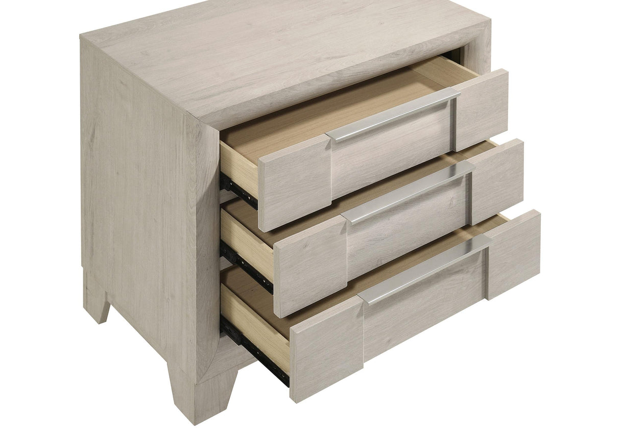 Farre Washed Gray 4-Piece Queen Bedroom Set