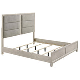 Farre 4-piece Eastern King Bedroom Set Washed Grey from Coaster - Luna Furniture