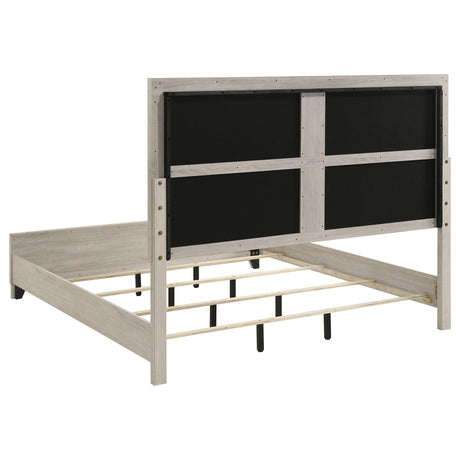 Farre Washed Gray 4-Piece Eastern King Bedroom Set from Coaster - Luna Furniture