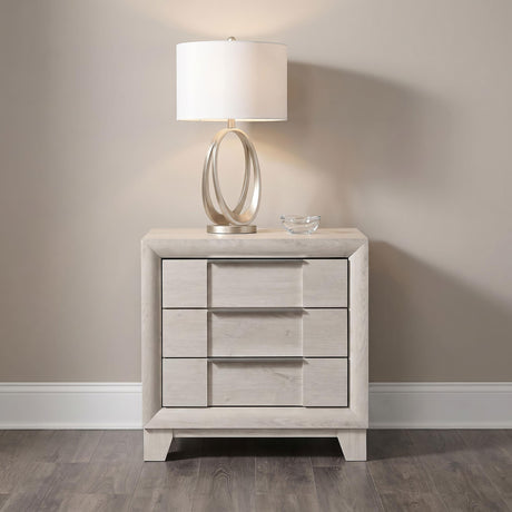 Farre Washed Gray 2-Drawer Nightstand from Coaster - Luna Furniture