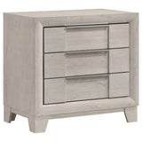 Farre Washed Gray 2-Drawer Nightstand from Coaster - Luna Furniture