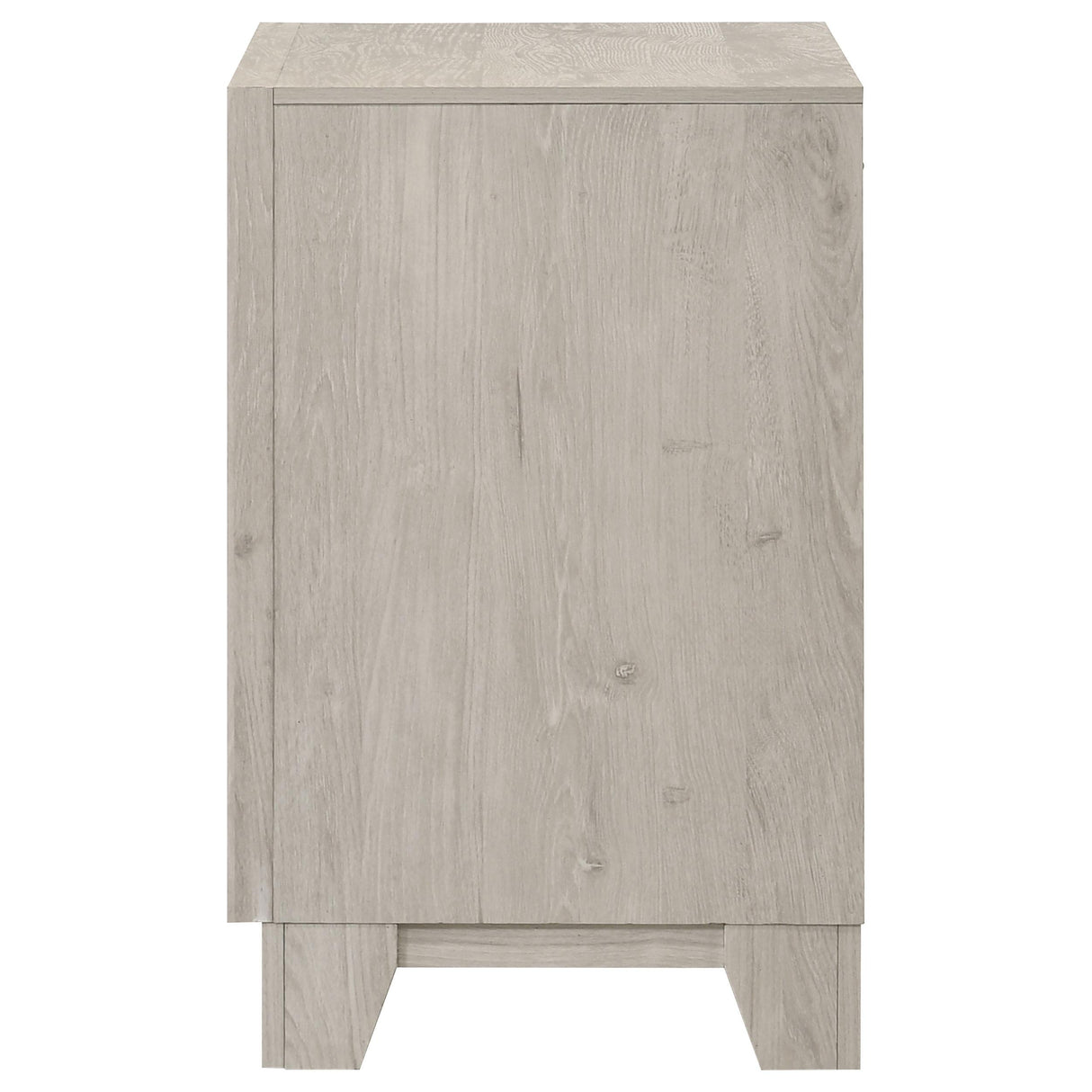 Farre Washed Gray 2-Drawer Nightstand