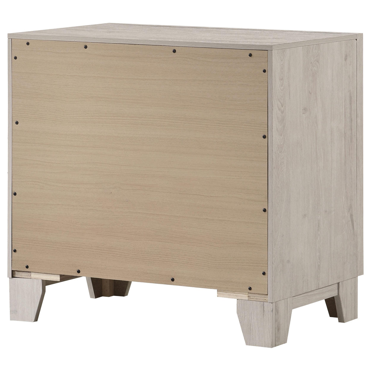 Farre Washed Gray 2-Drawer Nightstand