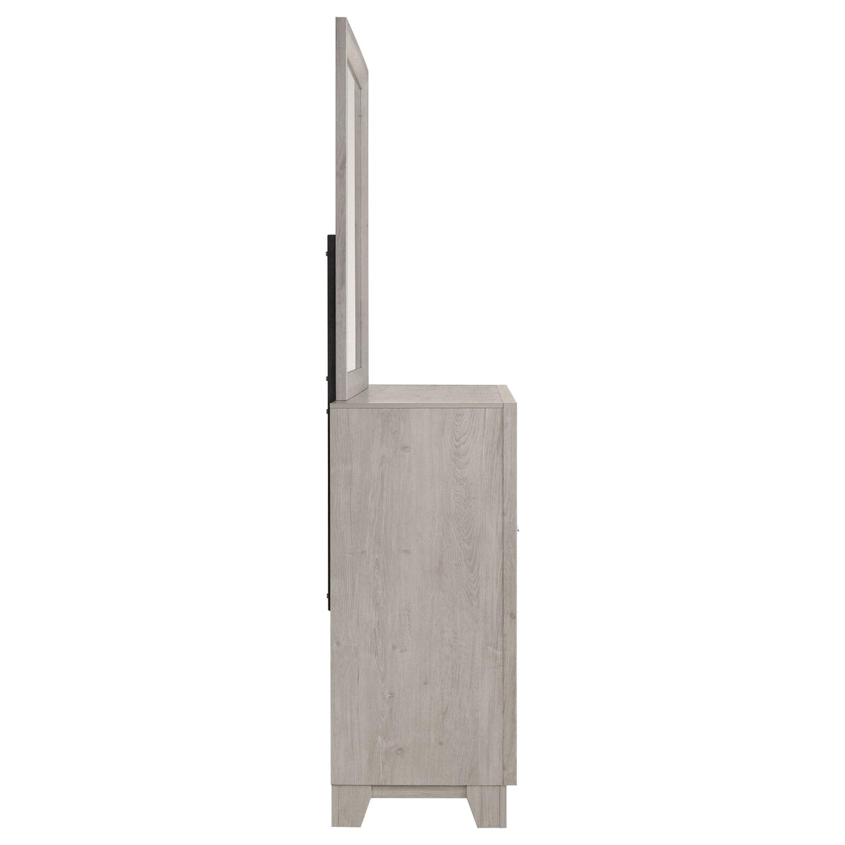 Farre Washed Grey 6-drawer Dresser with Mirror from Coaster - Luna Furniture