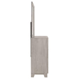 Farre Washed Grey 6-drawer Dresser with Mirror from Coaster - Luna Furniture