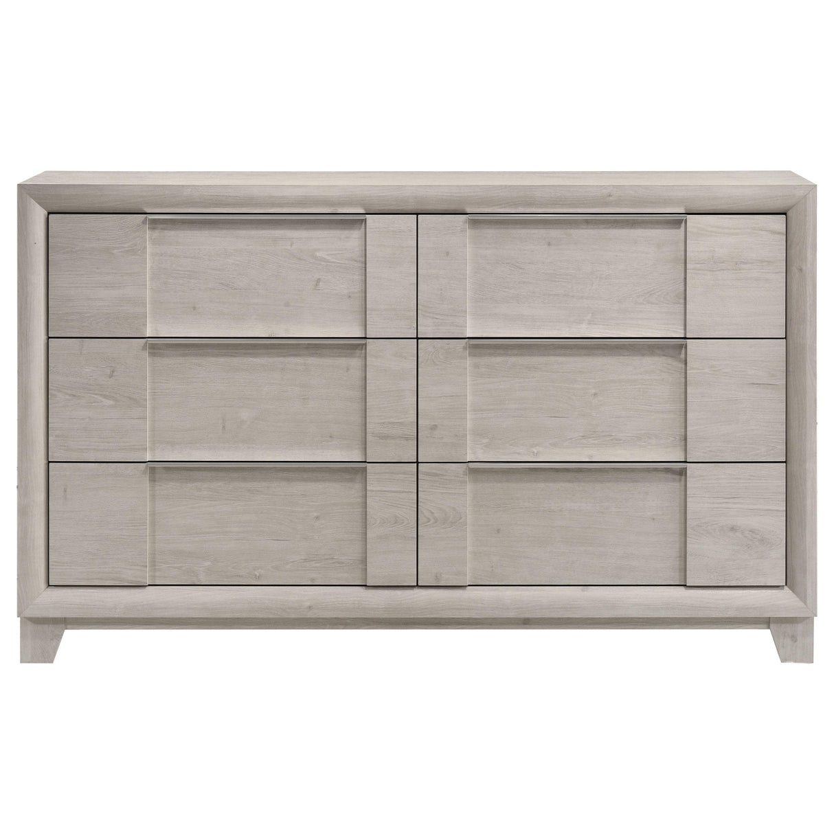 Farre Washed Gray 6-Drawer Dresser
