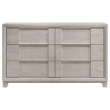 Farre Washed Gray 6-Drawer Dresser