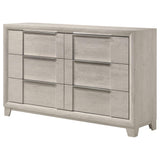 Farre Washed Gray 6-Drawer Dresser
