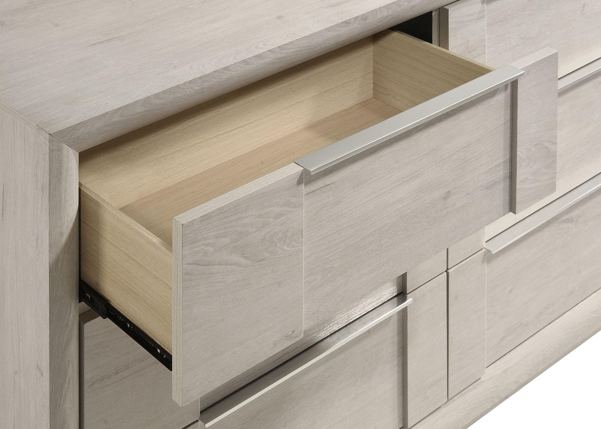 Farre Washed Grey 6-drawer Dresser from Coaster - Luna Furniture