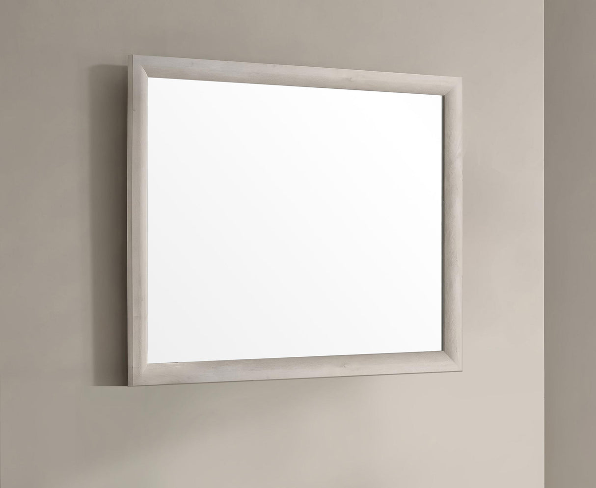 Farre Washed Gray Dresser Mirror from Coaster - Luna Furniture
