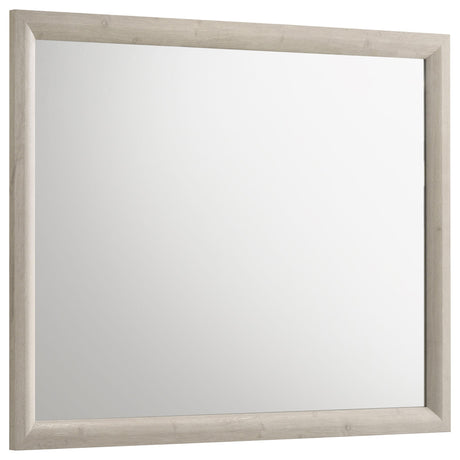 Farre Washed Gray Dresser Mirror from Coaster - Luna Furniture