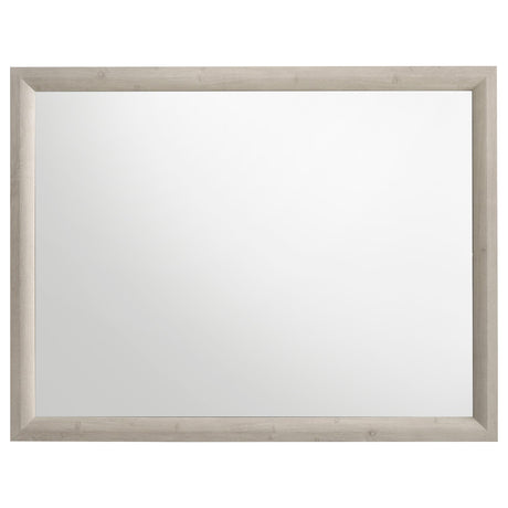 Farre Washed Gray Dresser Mirror from Coaster - Luna Furniture