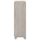 Farre Washed Gray 5-Drawer Chest of Drawers