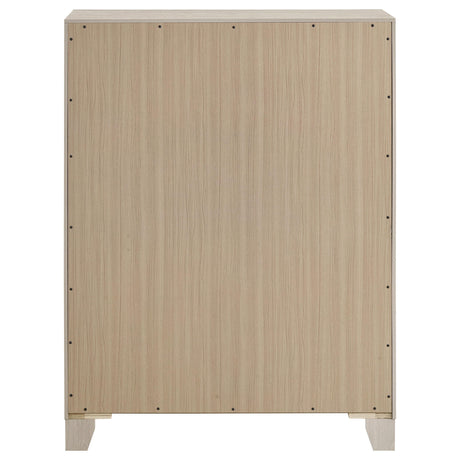Farre Washed Gray 5-Drawer Chest of Drawers from Coaster - Luna Furniture