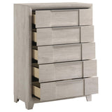 Farre Washed Grey 5-drawer Chest of Drawers from Coaster - Luna Furniture