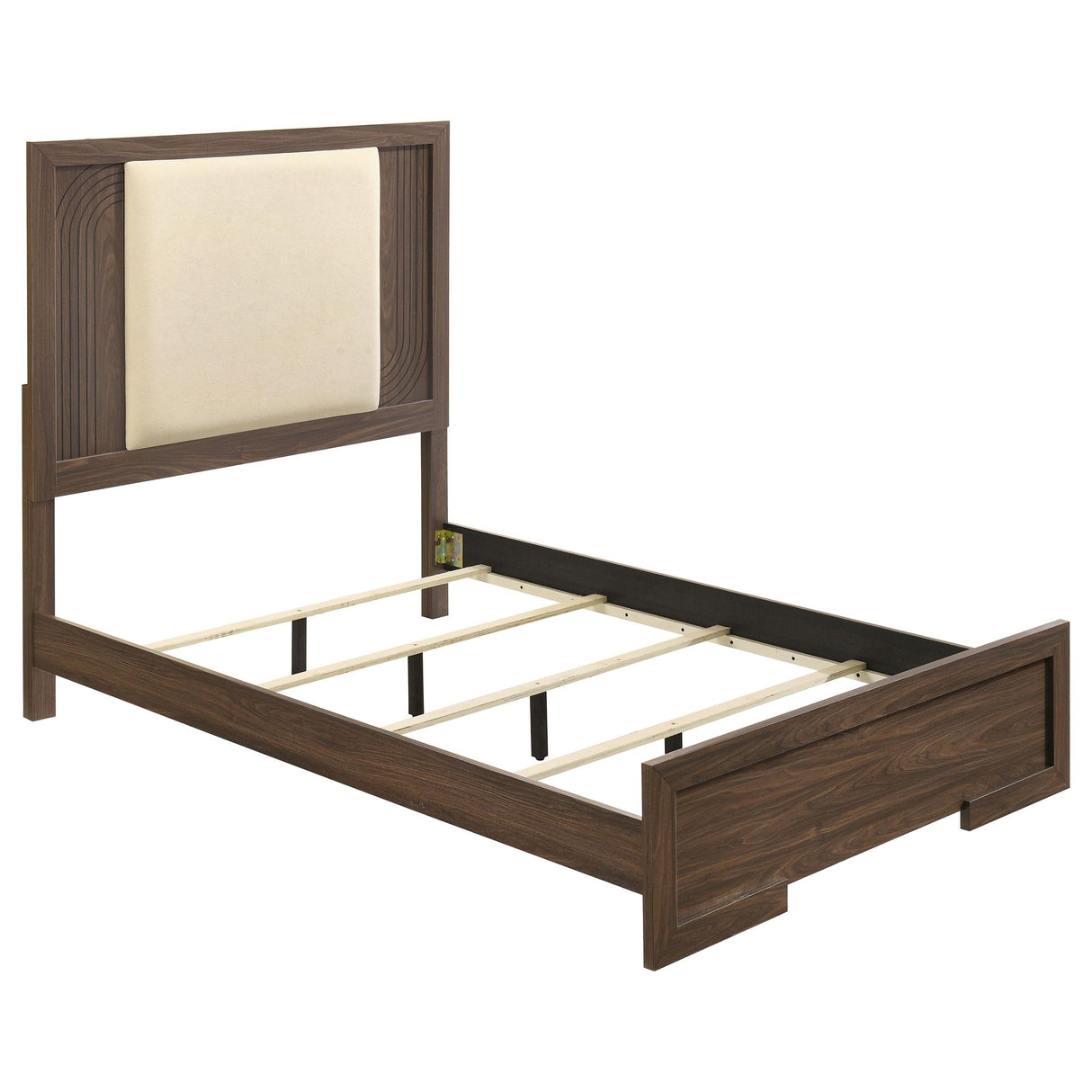 Etienne Walnut/Vanilla 4-Piece Full Bedroom Set from Coaster - Luna Furniture