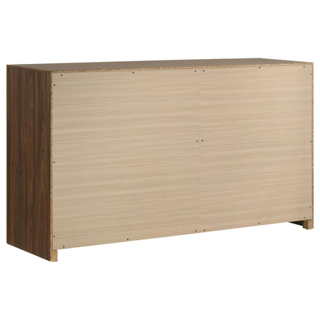 Etienne Walnut/Vanilla 4-Piece Full Bedroom Set from Coaster - Luna Furniture