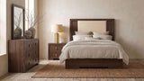 Etienne Walnut/Vanilla 4-Piece Eastern King Bedroom Set from Coaster - Luna Furniture