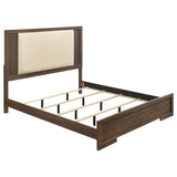Etienne Walnut/Vanilla 4-Piece Eastern King Bedroom Set from Coaster - Luna Furniture