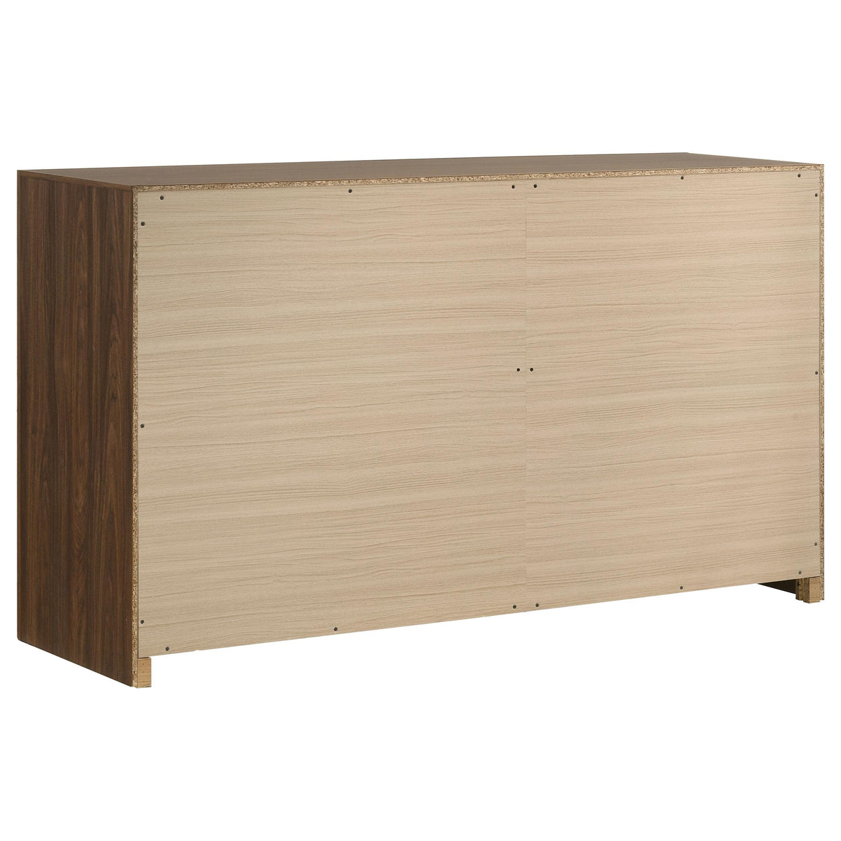 Etienne Walnut/Vanilla 4-Piece Eastern King Bedroom Set from Coaster - Luna Furniture