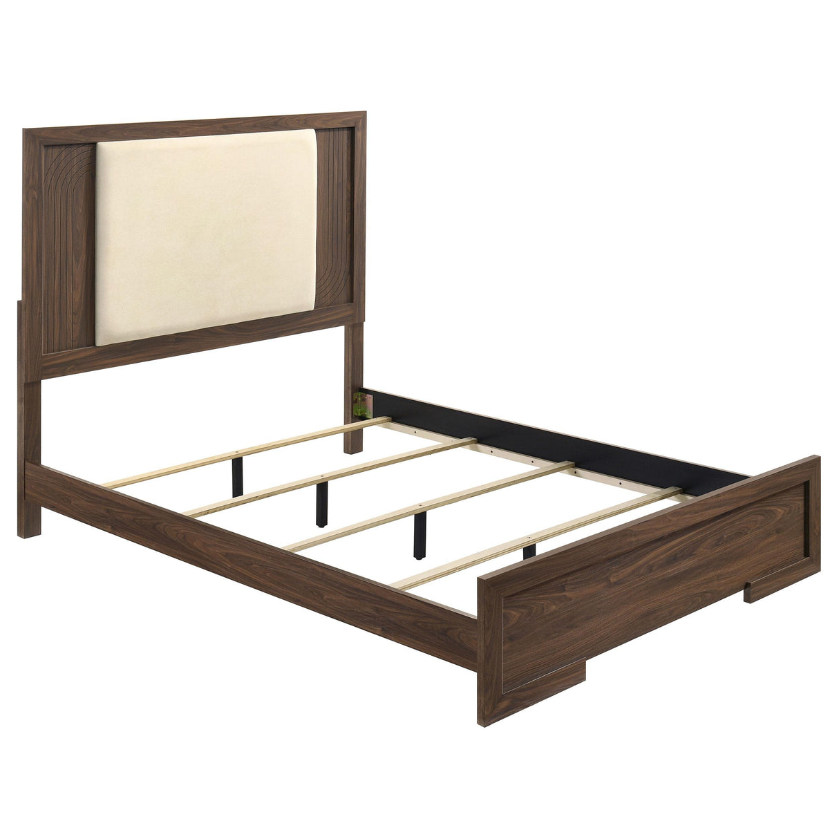 Etienne Walnut/Vanilla 5-Piece Queen Bedroom Set from Coaster - Luna Furniture