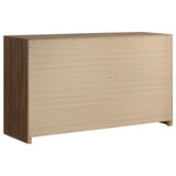 Etienne Walnut/Vanilla 5-Piece Queen Bedroom Set from Coaster - Luna Furniture