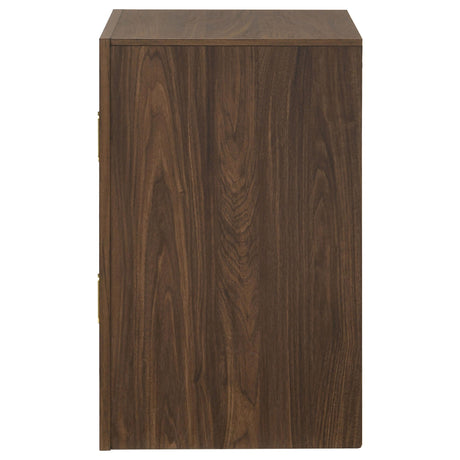 Etienne Walnut 2-Drawer Nightstand from Coaster - Luna Furniture