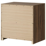 Etienne Walnut 2-drawer Nightstand Bedside Table from Coaster - Luna Furniture