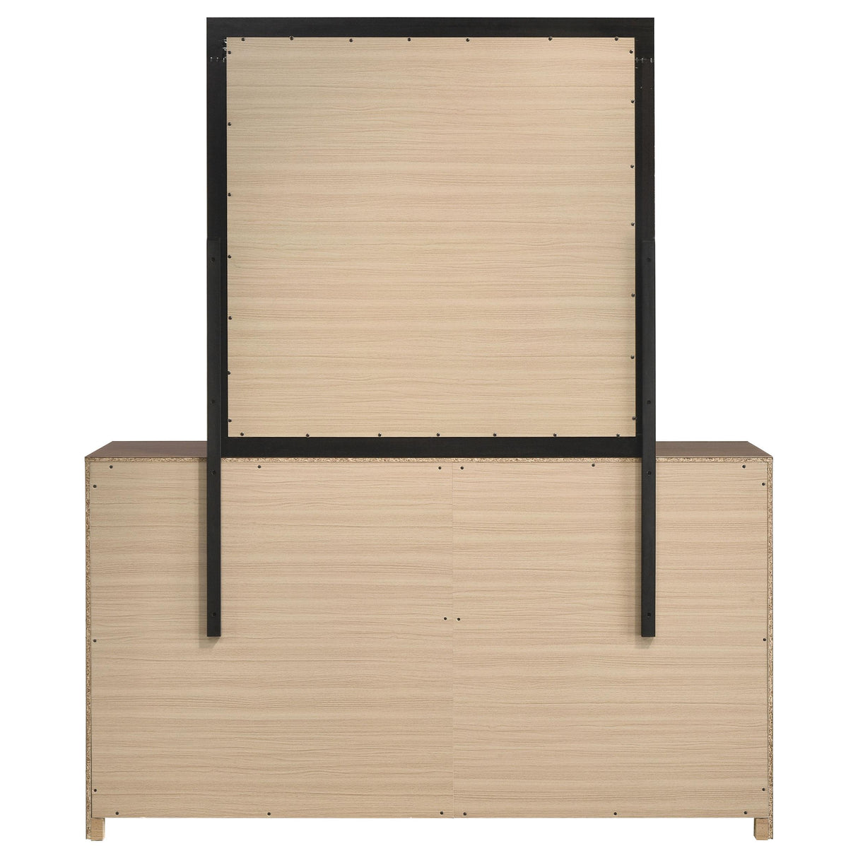 Etienne Walnut 6-Drawer Dresser with Mirror from Coaster - Luna Furniture
