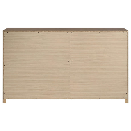 Etienne Walnut 6-Drawer Bedroom Dresser from Coaster - Luna Furniture