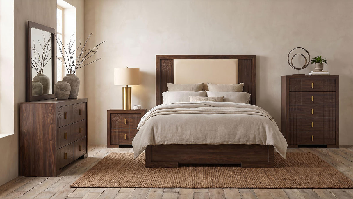 Etienne Walnut Rectangular Dresser Mirror (Mirror Only) from Coaster - Luna Furniture