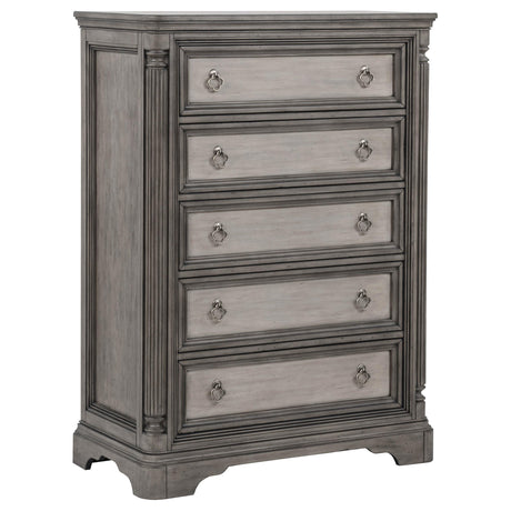 Cresswell Taupe 5-Piece California King Storage Bedroom Set from Coaster - Luna Furniture