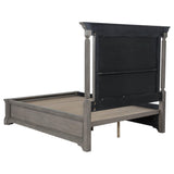 Cresswell California King Storage Platform Bed Weathered Taupe from Coaster - Luna Furniture