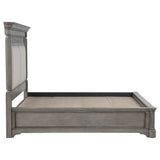 Cresswell California King Storage Platform Bed Weathered Taupe from Coaster - Luna Furniture