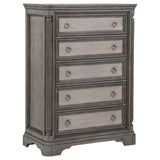 Cresswell 5-piece Queen Storage Bedroom Set Weathered Taupe from Coaster - Luna Furniture
