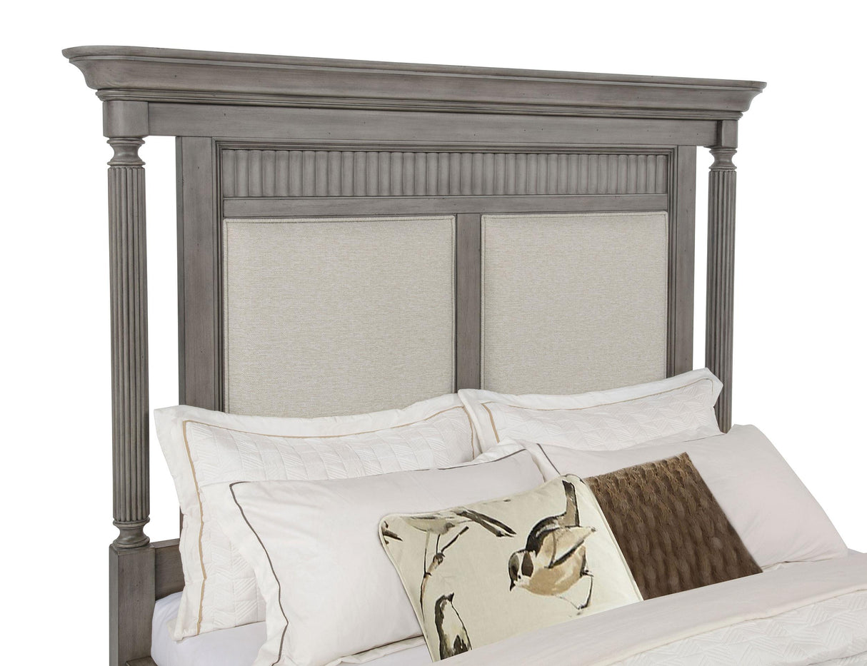 Cresswell Queen Upholstered Storage Platform Bed Weathered Taupe from Coaster - Luna Furniture