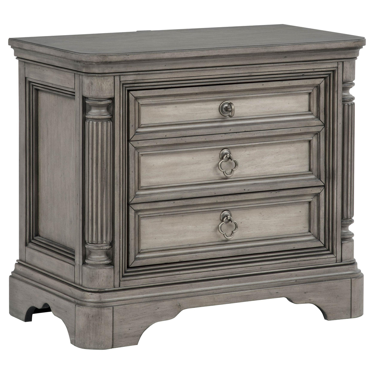 Cresswell 4-piece Eastern King Bedroom Set Weathered Taupe from Coaster - Luna Furniture