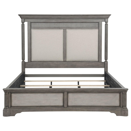 Cresswell Weathered Taupe 5-Piece Eastern King Bedroom Set from Coaster - Luna Furniture