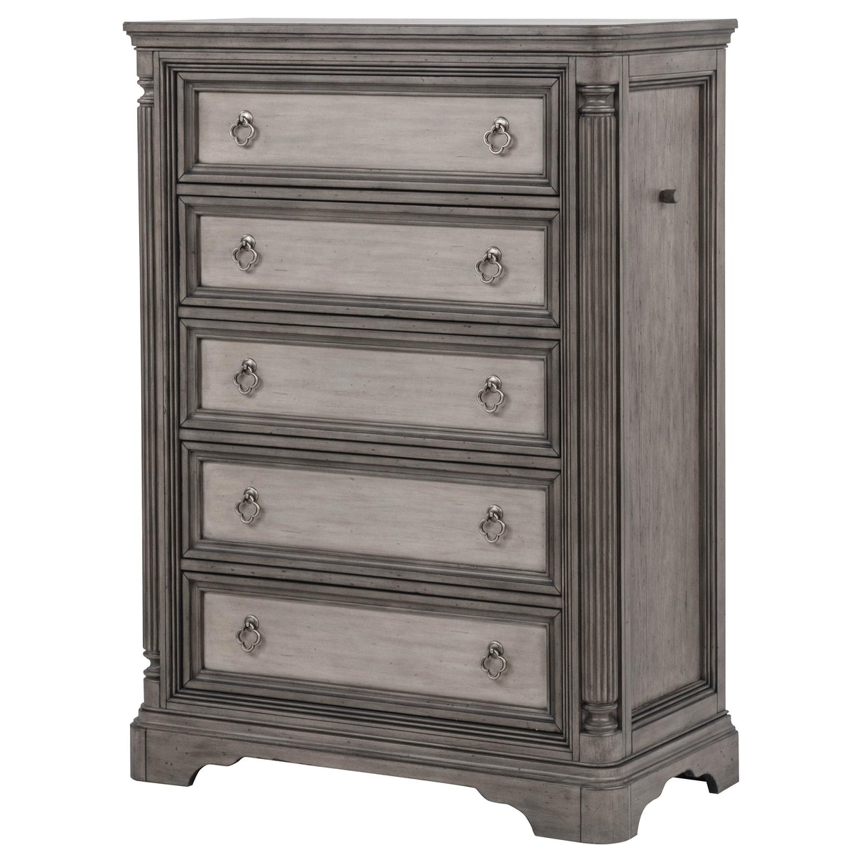 Cresswell 5-piece Eastern King Bedroom Set Weathered Taupe from Coaster - Luna Furniture