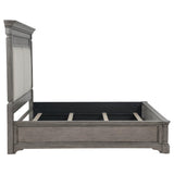 Cresswell Eastern King Upholstered Panel Bed Weathered Taupe from Coaster - Luna Furniture