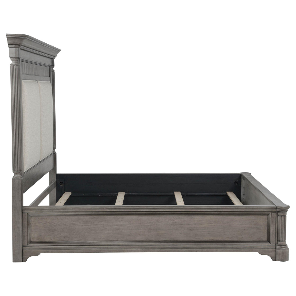 Cresswell California King Panel Bed Weathered Taupe from Coaster - Luna Furniture